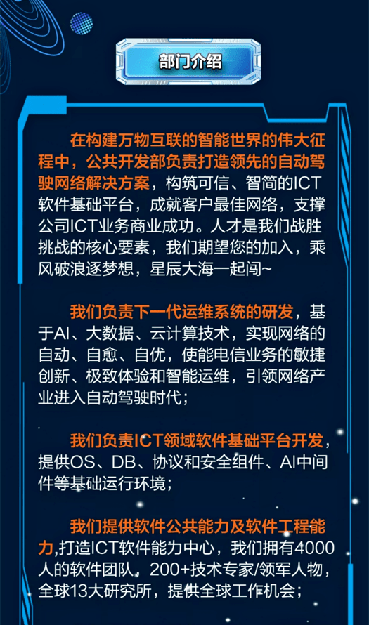 华为集团招聘信息