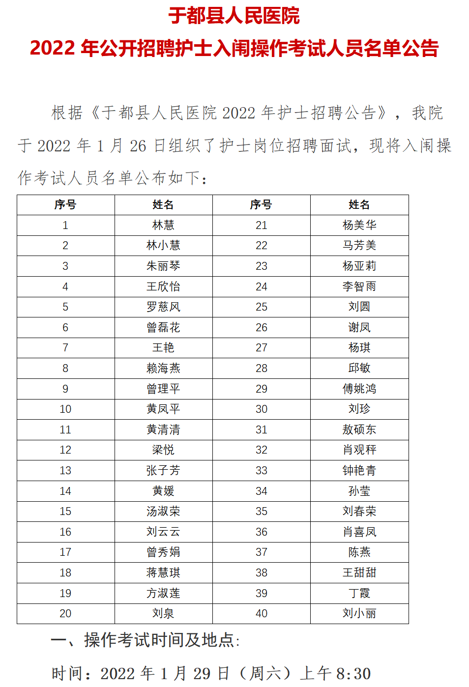 哈尔滨医院招聘护士